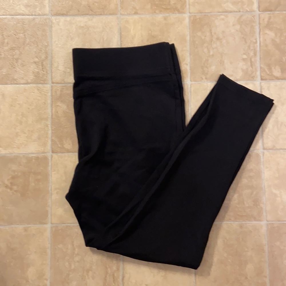 NWT LOFT Black Ponte Leggings Size XL
